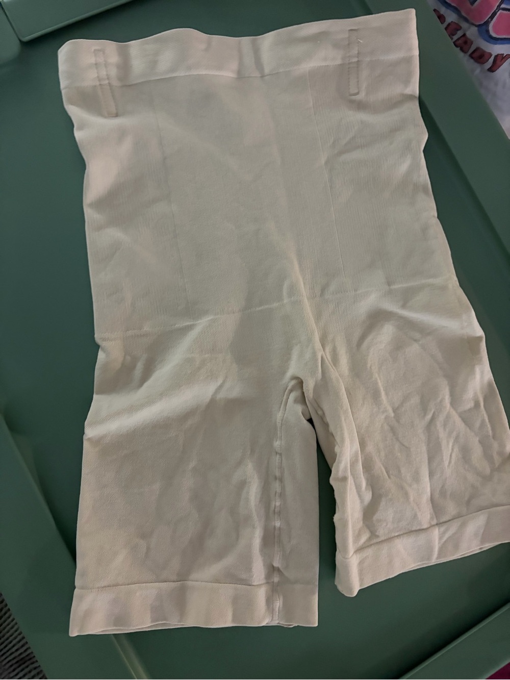 Shapermint Essentials Beige High Waisted Shaping Shorts Size XS